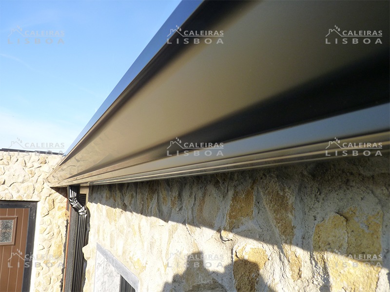 Caleira em Aluminio Lacado